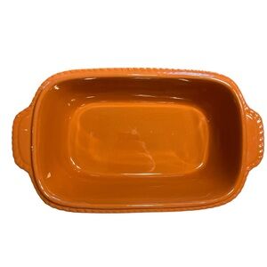 Fox Run Craftsmen Terra Cotta Baking Dish – 13.5” x 8” – Glazed Interior
